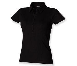 Skinnifit SK042 - Polo Elásto Mujer Negro