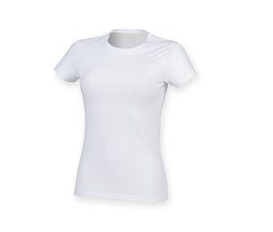 Skinnifit SK121 - Camiseta Mujer Algodón estiramiento