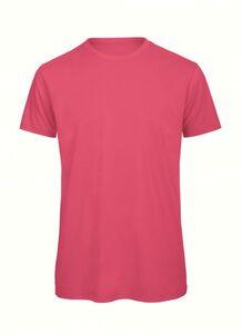 B&C BC042 - Camiseta de algodón orgánico para hombre Fucsia