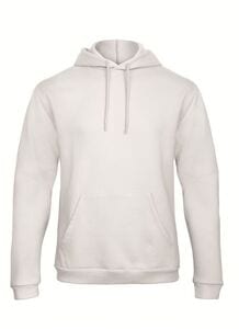 B&C ID203 - Sudadera con capucha Blanca