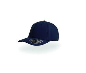 Atlantis AT059 - Cap 6 Pans Mid Visor Jersey Navy