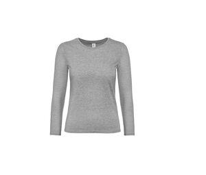 B&C BC08T - Camiseta de mujer de manga larga Sport Grey