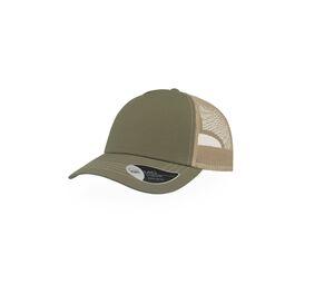 Atlantis AT180 - Gorra de rapero de lona de algodón Olive/ Khaki