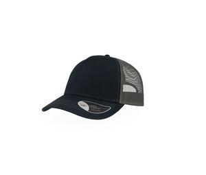 Atlantis AT180 - Gorra de rapero de lona de algodón Navy / Dark Grey