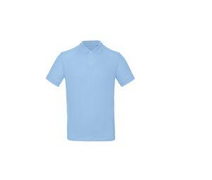 B&C BC400 - Polo de hombre 100% orgánico Sky Blue