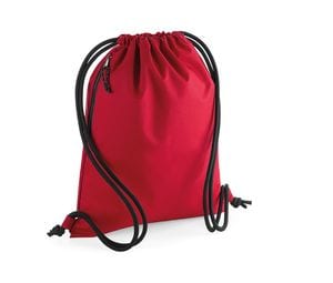 BAG BASE BG281 - Sac de gym en matériaux recyclés Classic Red