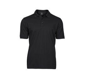 Tee Jays TJ1405 - Polo de estiramiento para hombres Negro