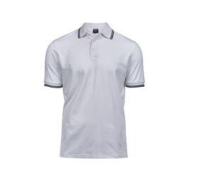 Tee Jays TJ1407 - Collar de polo hombre y mangas contrastantes