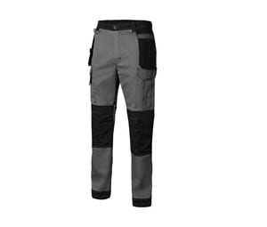 VELILLA V3019S - PANTALON BICOLORE CANVAS STRETCH Grey / Black