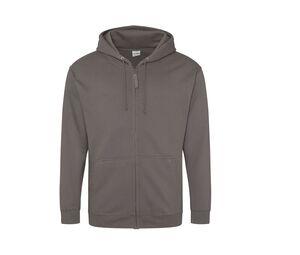 AWDIS JH050 - Sudadera con cremallera Steel Grey