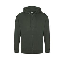 AWDIS JH050 - Sudadera con cremallera Forest Green