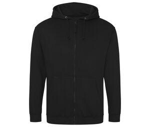 AWDIS JH050 - Sudadera con cremallera Deep Black