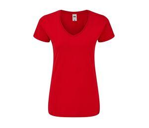 Fruit of the Loom SC155 - Camiseta mujer cuello pico