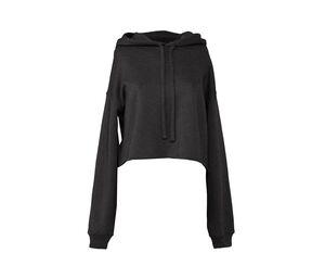 Bella+Canvas BE7502 - Sudadera con capucha corta para mujer