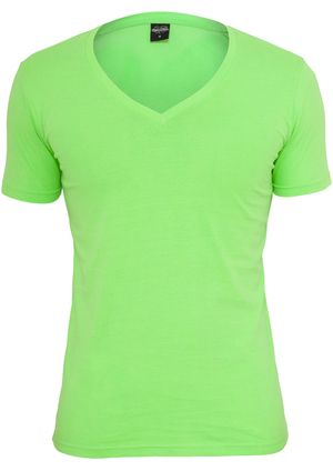 Urban Classics TB381C - Camiseta con escote neón