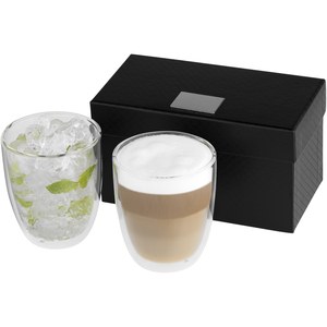 Seasons 112650 - Set de 2 vasos de vidrio "Boda" Transparente claro