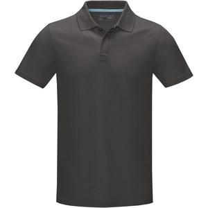 Elevate NXT 37508 - Polo orgánico GOTS de manga corta para hombre "Graphite"