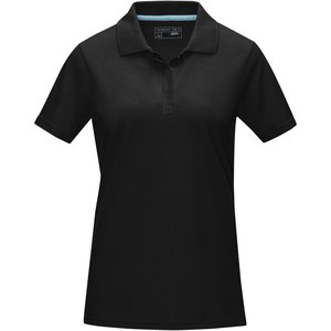 Elevate NXT 37509 - Polo orgánico GOTS de manga corta para mujer "Graphite"