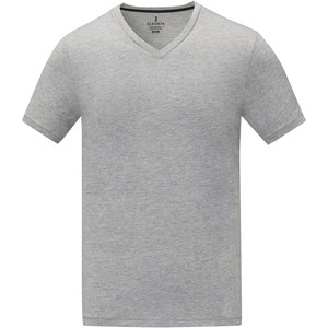 Elevate Life 38030 - Camiseta de manga corta y cuello en V para hombre "Somoto"  Heather Grey