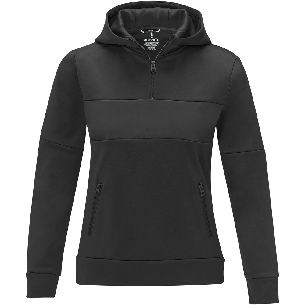 Elevate Life 39473 - Sudadera anorak con capucha  con media cremallera para mujer "Sayan"