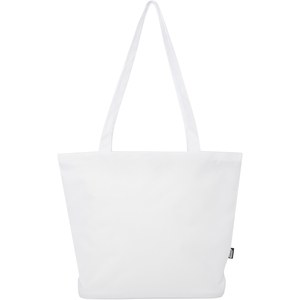 PF Concept 130052 -  Bolsa Tote con cremallera de material reciclado GRS de 20 l "Panama" Blanca