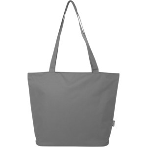 PF Concept 130052 -  Bolsa Tote con cremallera de material reciclado GRS de 20 l "Panama" Gris