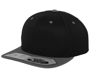 FLEXFIT FX110 - Fitted cap with flat visor Negro / Gris