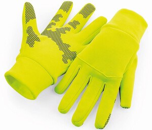 Beechfield BF310 - Guantes deportivos de Softshell
 Fluorescent Yellow