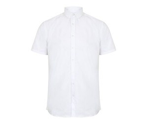 HENBURY HY517R - MEN’S MODERN S/S OXFORD SHIRT – REGULAR FIT