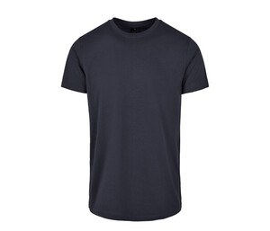 BUILD YOUR BRAND BYB010 - BASIC ROUND NECK T-SHIRT Navy