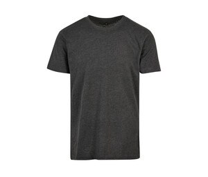 BUILD YOUR BRAND BYB010 - BASIC ROUND NECK T-SHIRT Charcoal