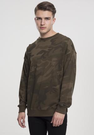 Urban Classics TB1782C - Jersey de cuello redondo de camuflaje