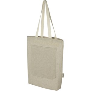 PF Concept 120643 - Bolsa Tote de algodón reciclado de 150 g/m² con bolsillo delantero de 9 litros "Pheebs"