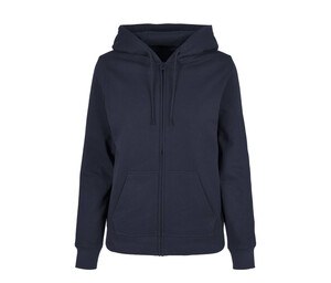 BUILD YOUR BRAND BYB009 - LADIES BASIC ZIP HOODY